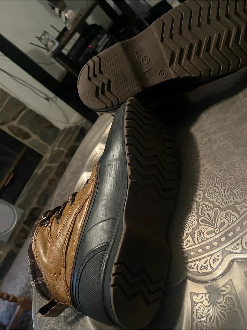 Women’s  Brown and Black Duck Boots - Waterproof Winter Lace-Up